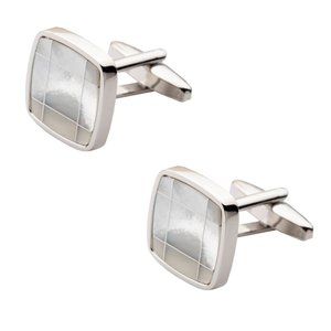 Mother of Pearl Cufflink for Formal Event, Gift, Groomsmen, Wedding, Party